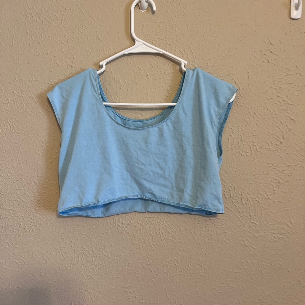 Light Blue Women's Crop Top 🩵